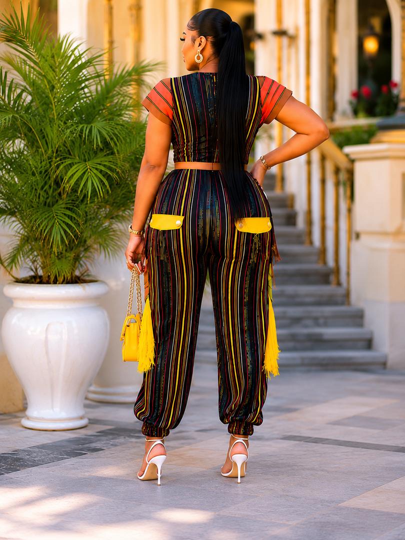 T&T Aṣọ-Oke Urban Luxe Jumpsuit