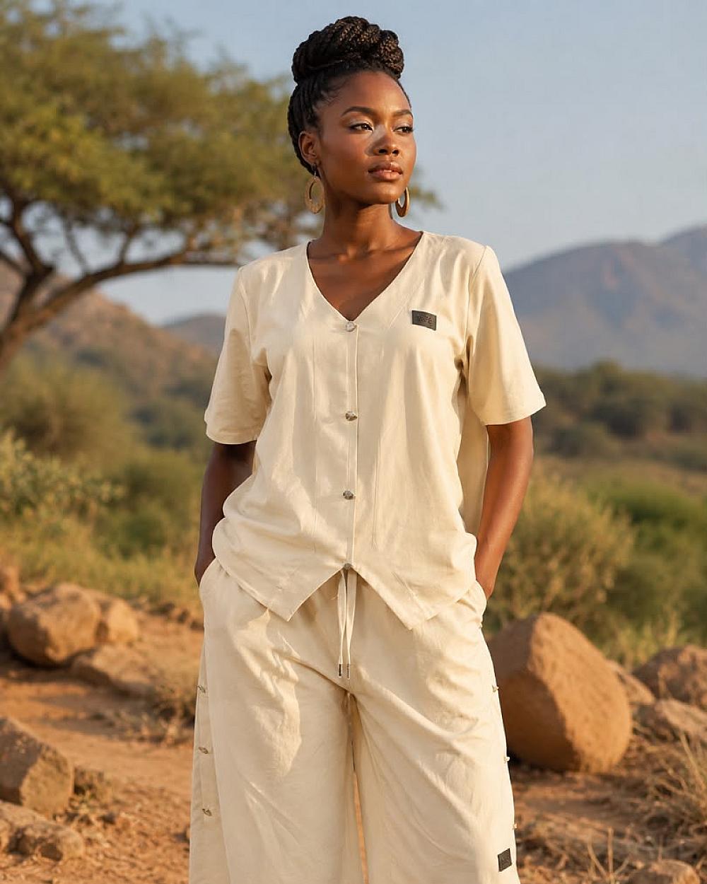 T&T Coastal Comfort Lounge Set cream