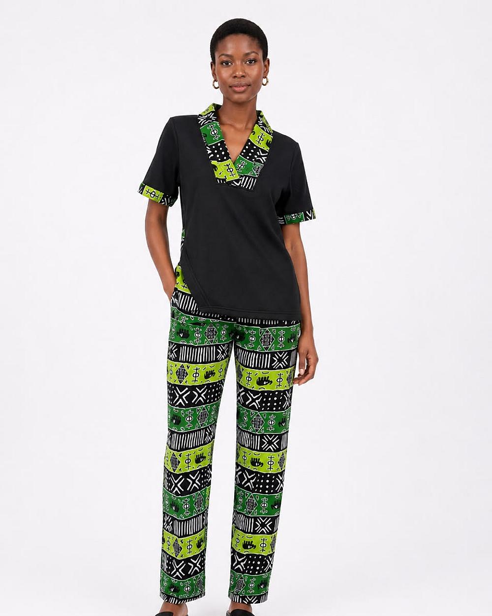 T&T Emerald Heritage Fusion Co-Ord Set
