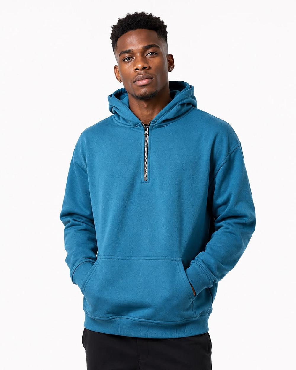 T&Tl Quarter -Zip Hooded Sweatshirt